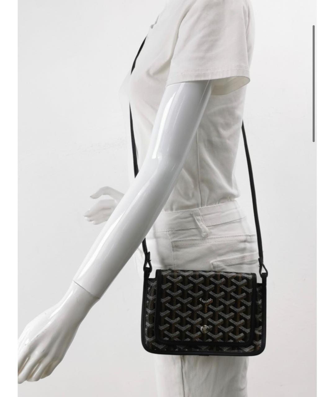 GOYARD Коричневая кожаная сумка через плечо, фото 2