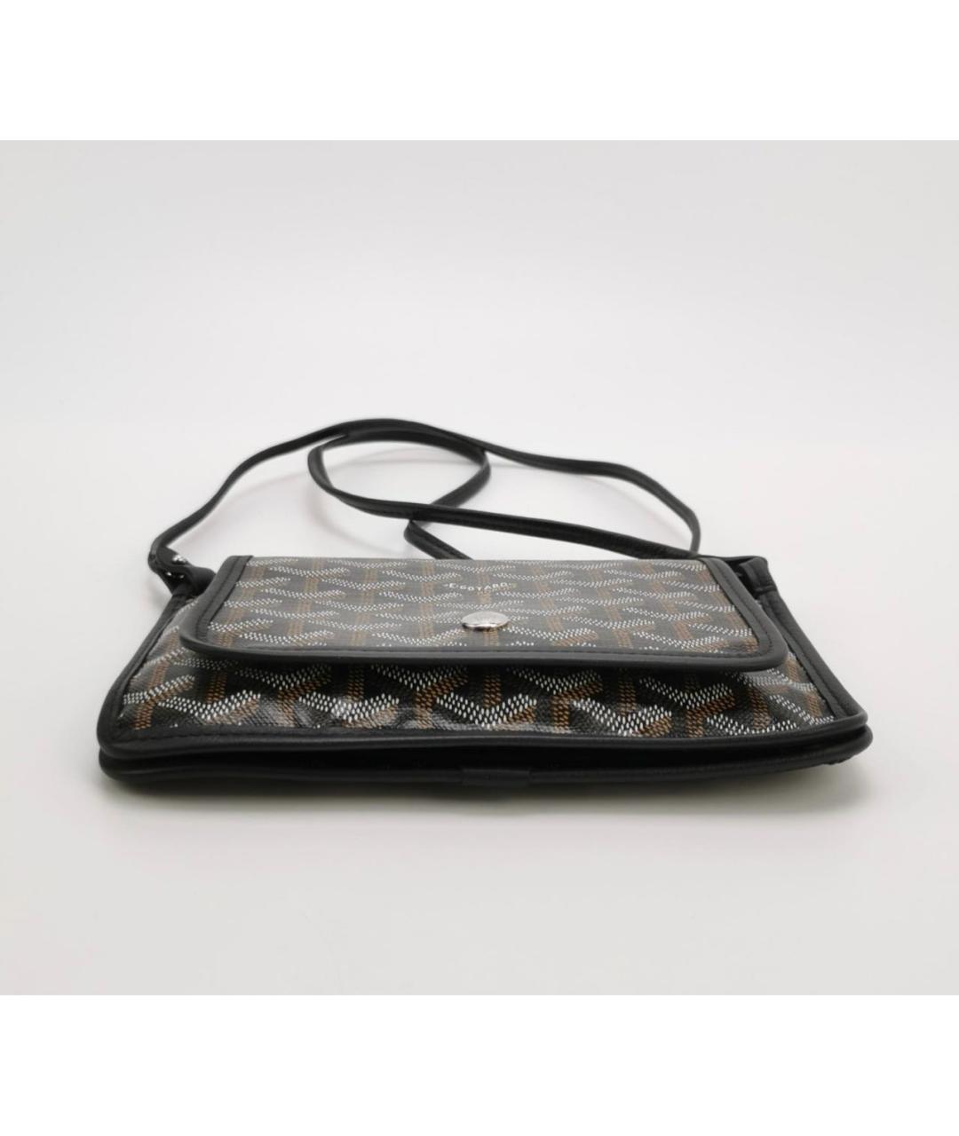 GOYARD Коричневая кожаная сумка через плечо, фото 4
