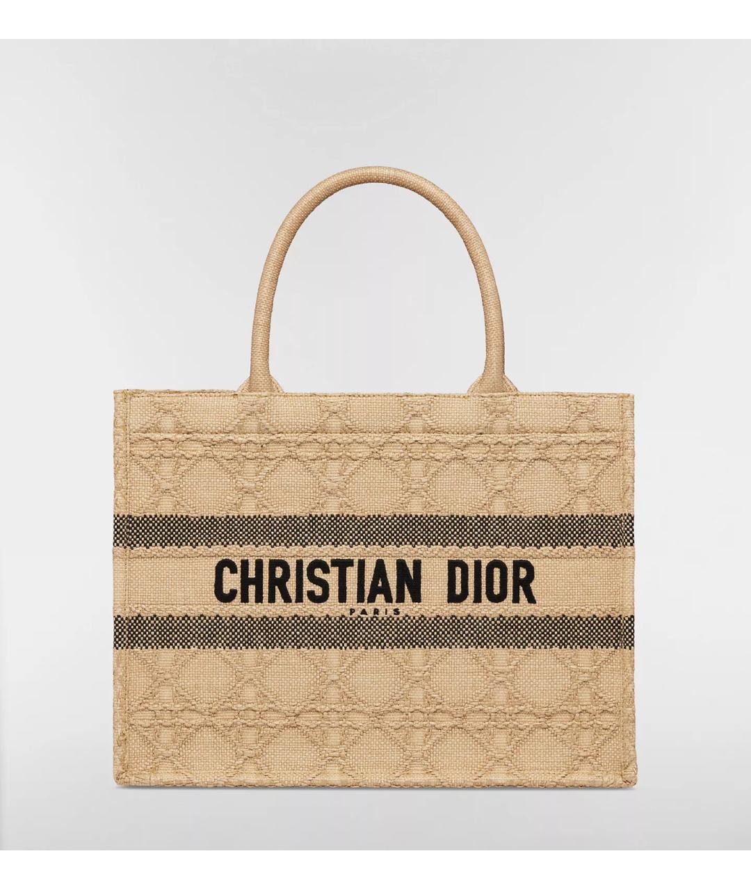 CHRISTIAN DIOR Бежевая сумка тоут, фото 7