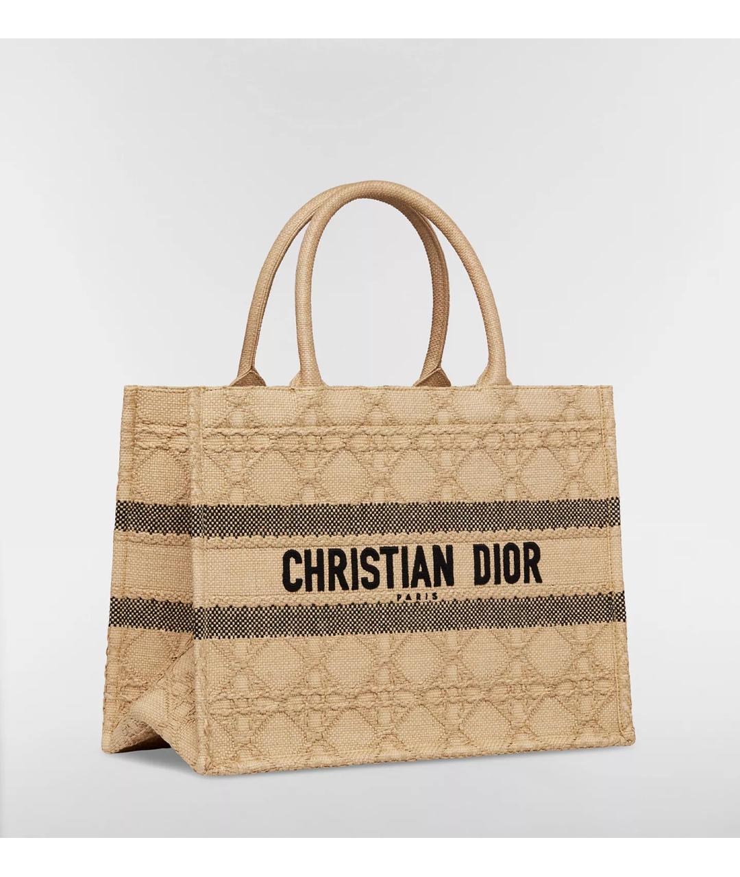 CHRISTIAN DIOR Бежевая сумка тоут, фото 4