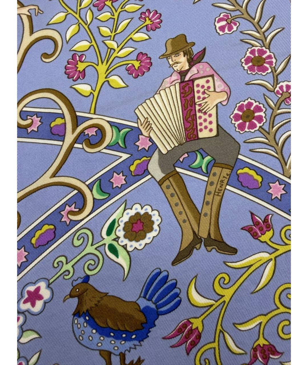 HERMES Шелковый платок, фото 4