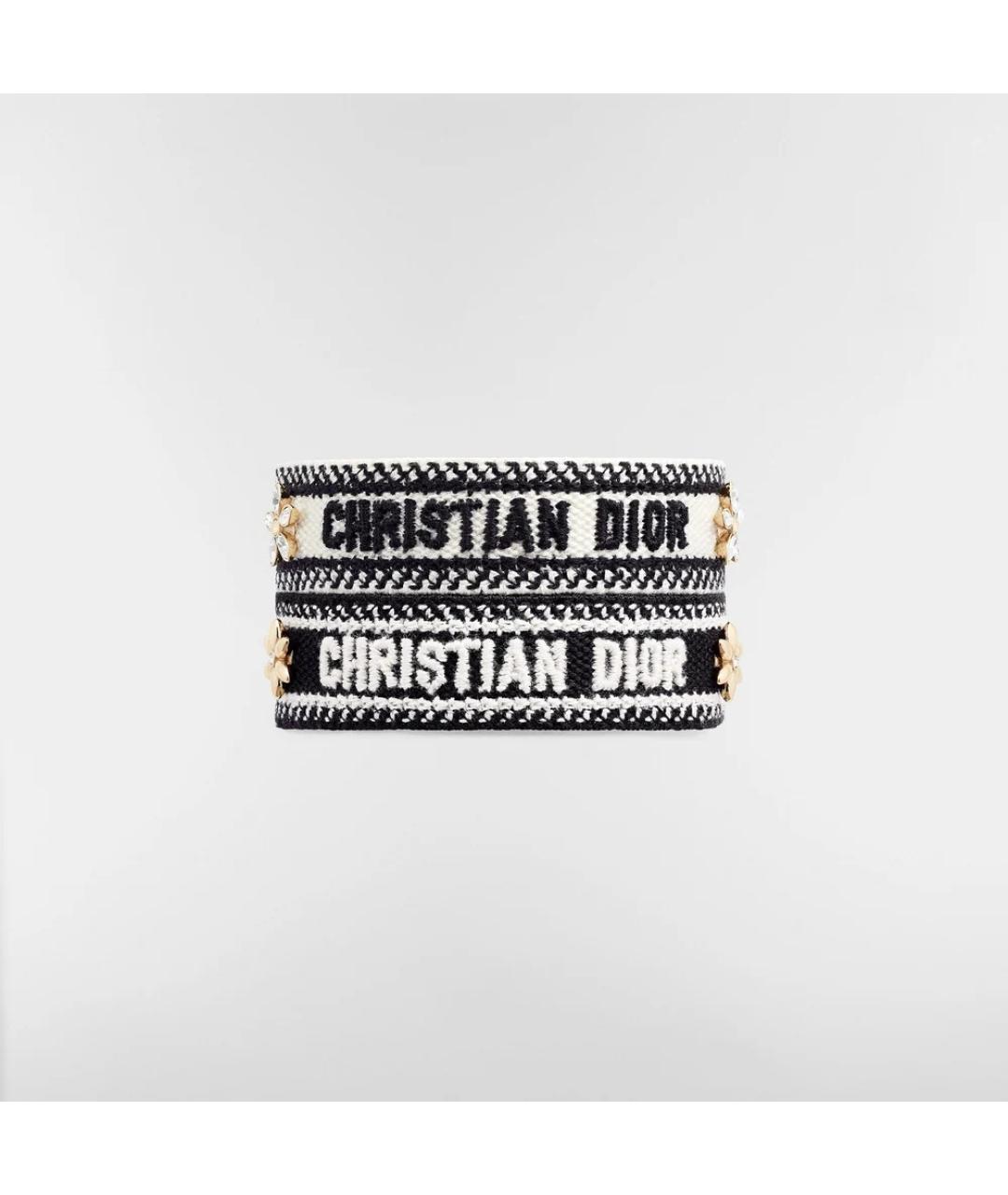 CHRISTIAN DIOR Черный браслет, фото 4