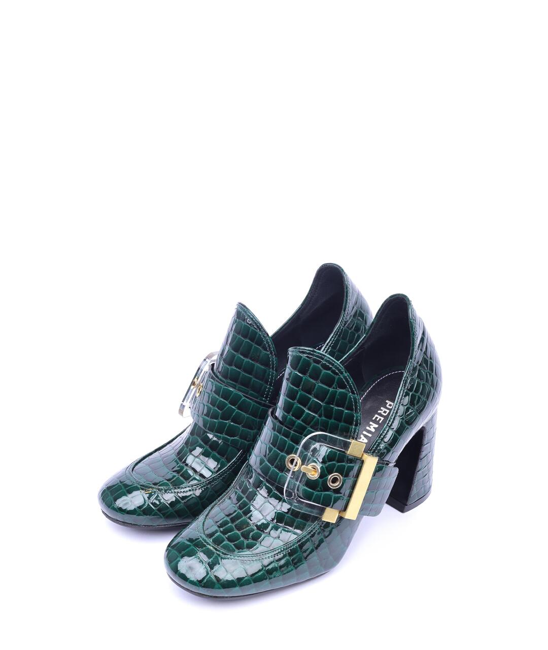 PREMIATA Зеленые кожаные туфли, фото 3