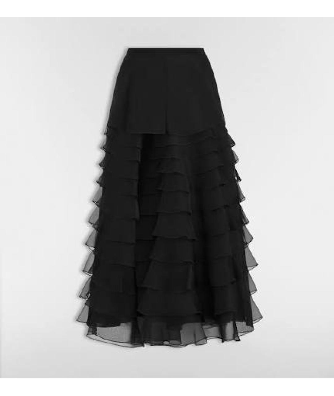 CHRISTIAN DIOR Черная юбка миди, фото 5