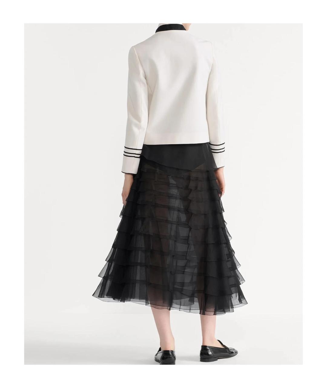 CHRISTIAN DIOR Черная юбка миди, фото 4
