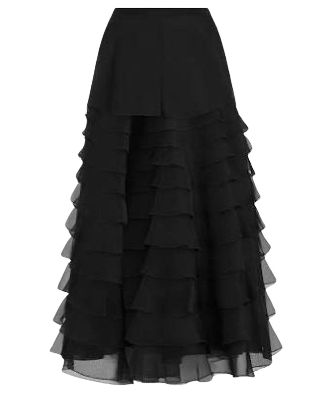 CHRISTIAN DIOR Черная юбка миди, фото 1