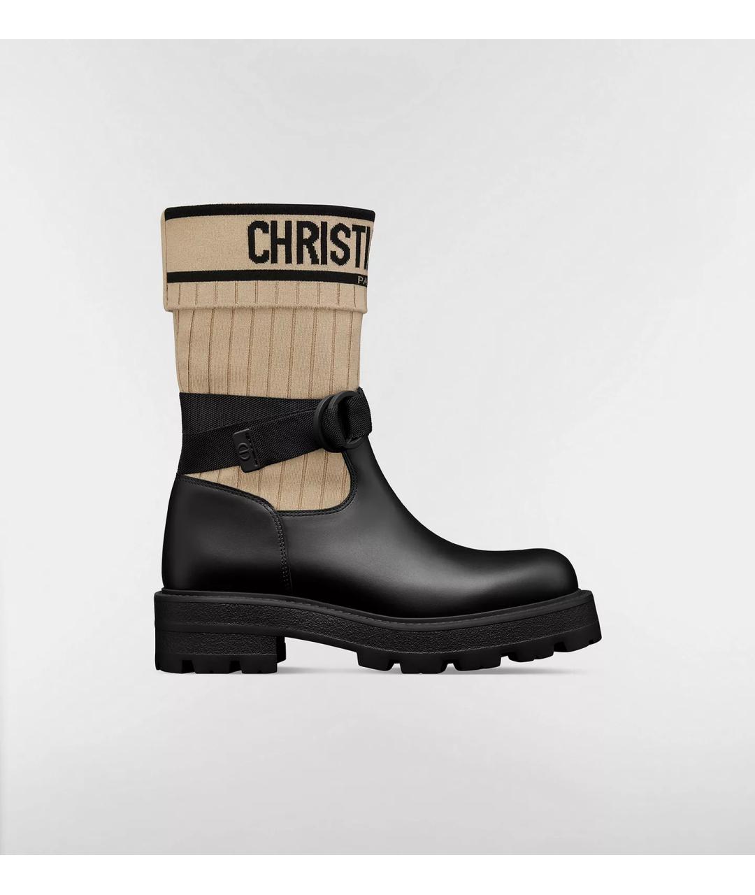 CHRISTIAN DIOR Черные сапоги, фото 5
