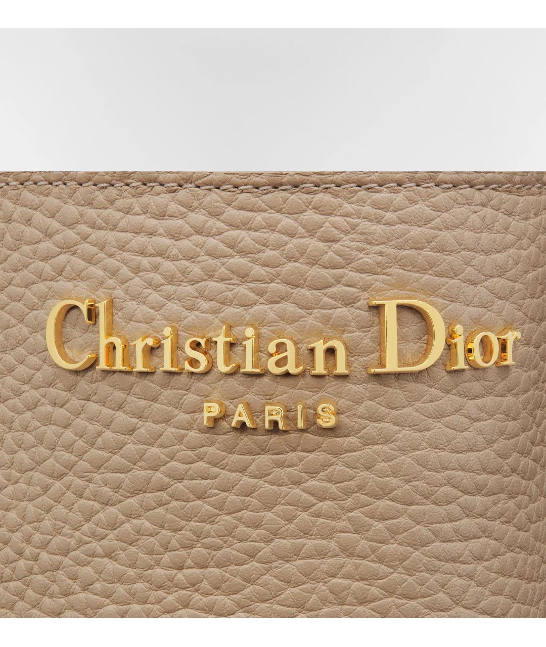 CHRISTIAN DIOR Бежевые кожаные ботинки, фото 3
