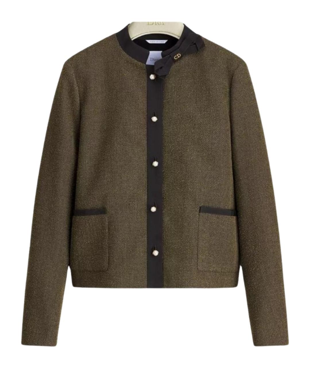 CHRISTIAN DIOR Зеленая куртка, фото 1