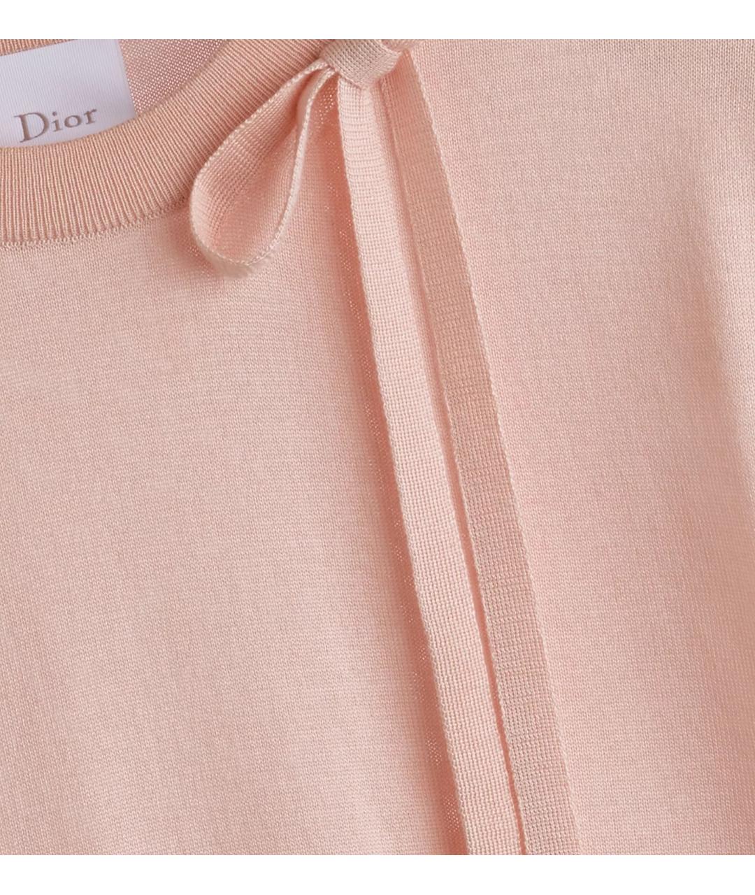 CHRISTIAN DIOR Розовый джемпер / свитер, фото 5