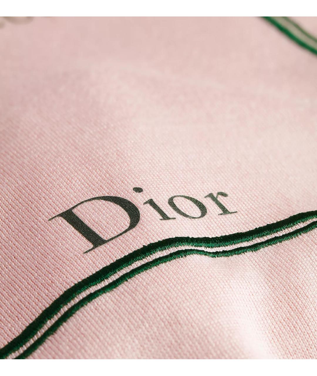CHRISTIAN DIOR Розовый шелковый джемпер / свитер, фото 3