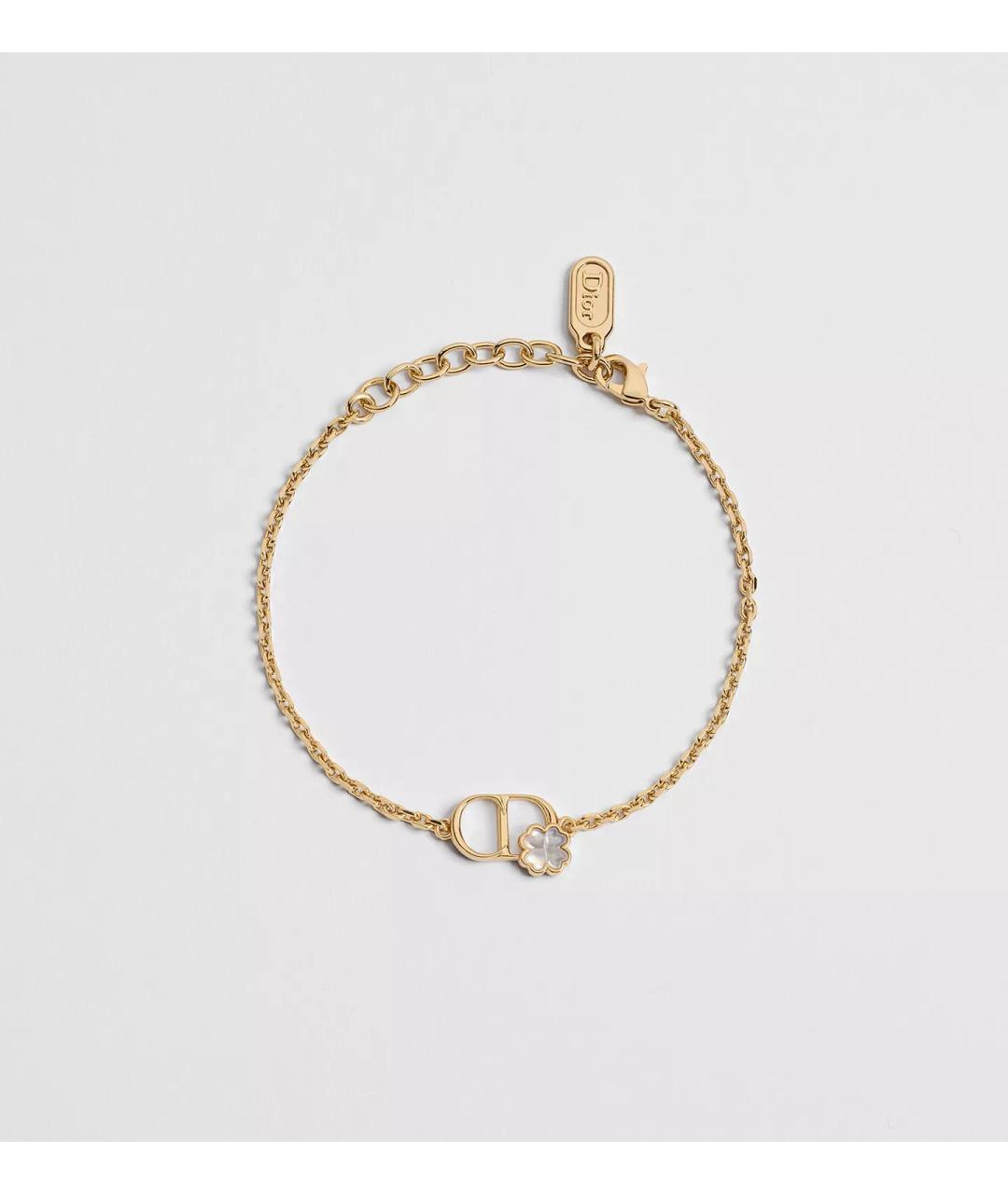 CHRISTIAN DIOR Золотой латунный браслет, фото 4