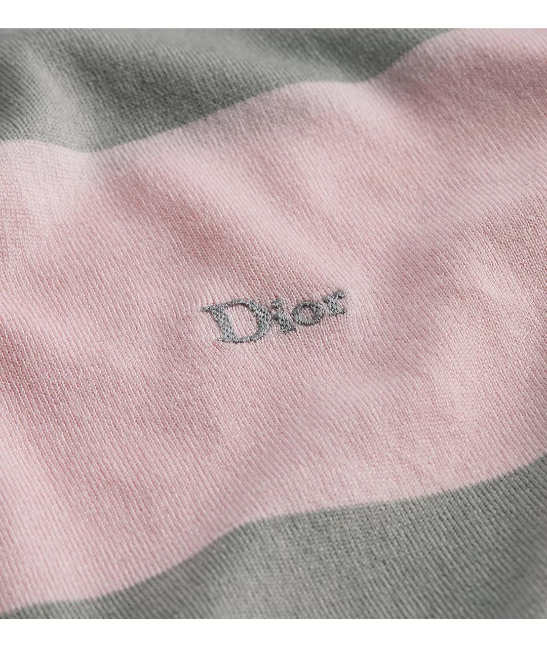 CHRISTIAN DIOR Розовый хлопковый джемпер / свитер, фото 6