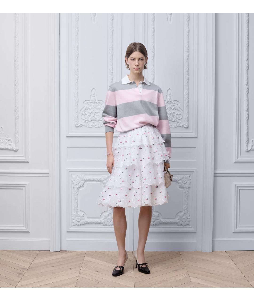 CHRISTIAN DIOR Розовый хлопковый джемпер / свитер, фото 2