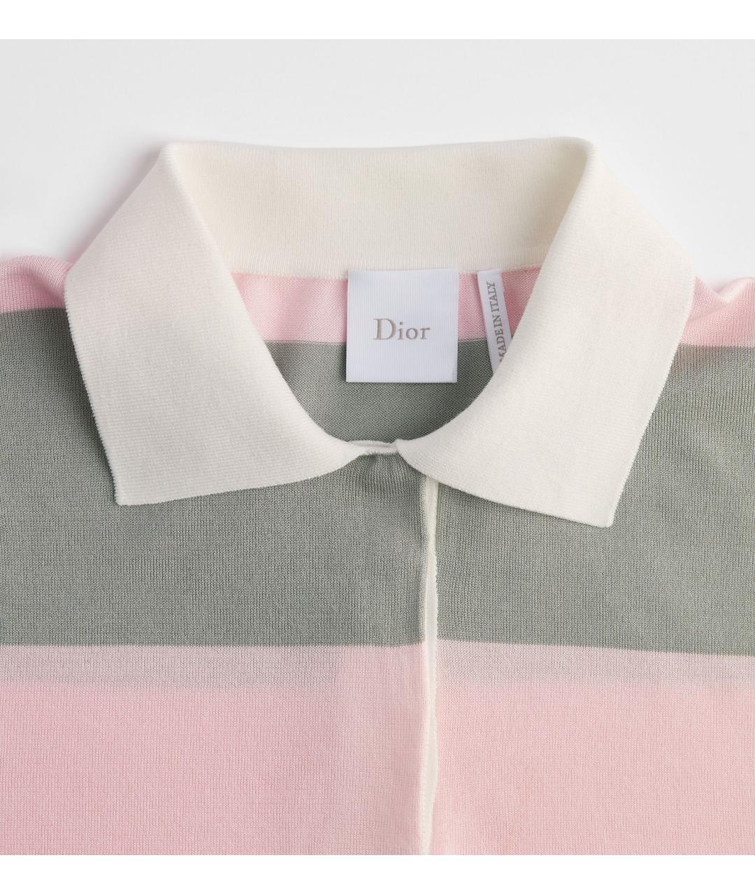CHRISTIAN DIOR Розовый хлопковый джемпер / свитер, фото 7