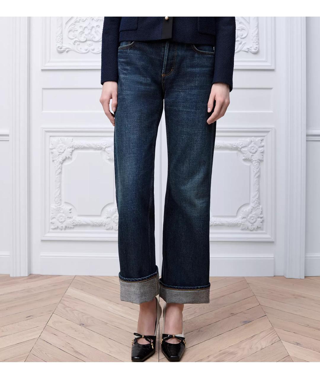 CHRISTIAN DIOR Синие прямые джинсы, фото 3