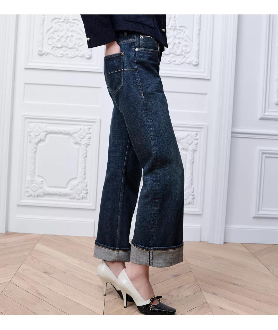 CHRISTIAN DIOR Синие прямые джинсы, фото 4