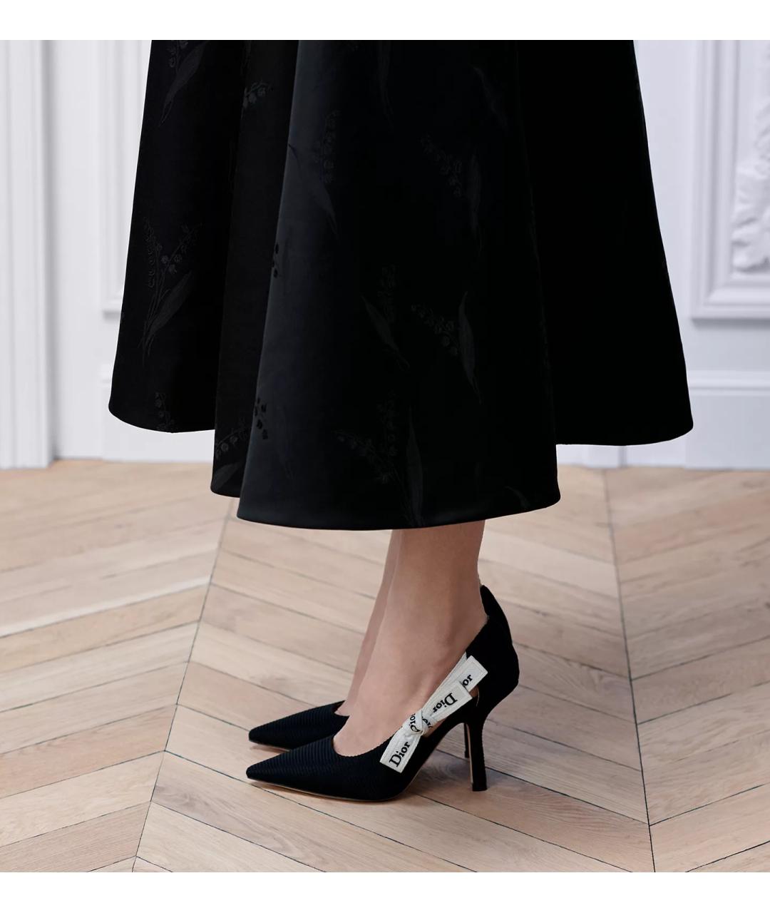 CHRISTIAN DIOR Черные текстильные кроссовки, фото 7