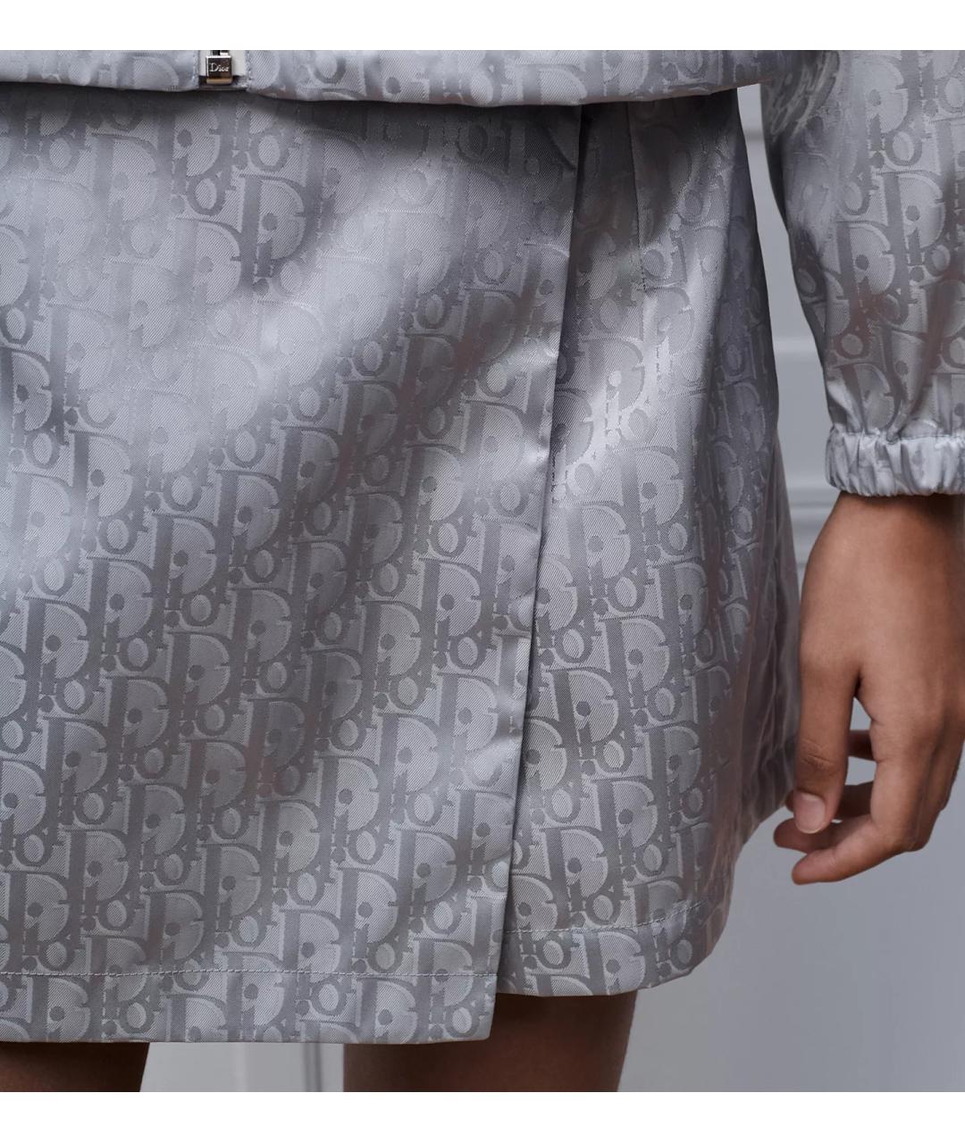 CHRISTIAN DIOR Голубая юбка-шорты, фото 3