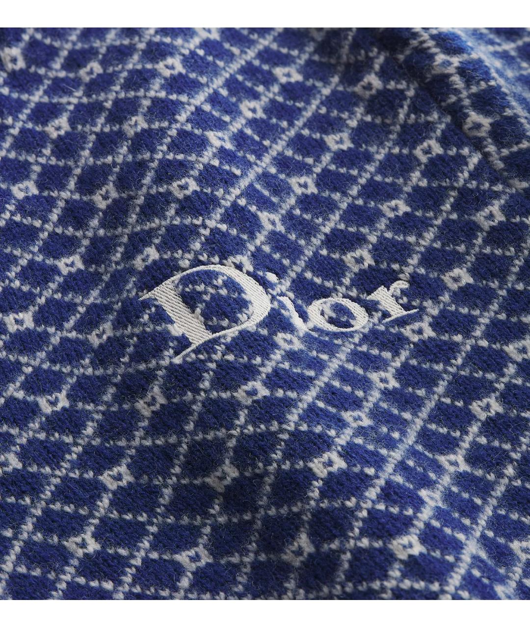 CHRISTIAN DIOR Синий джемпер / свитер, фото 6