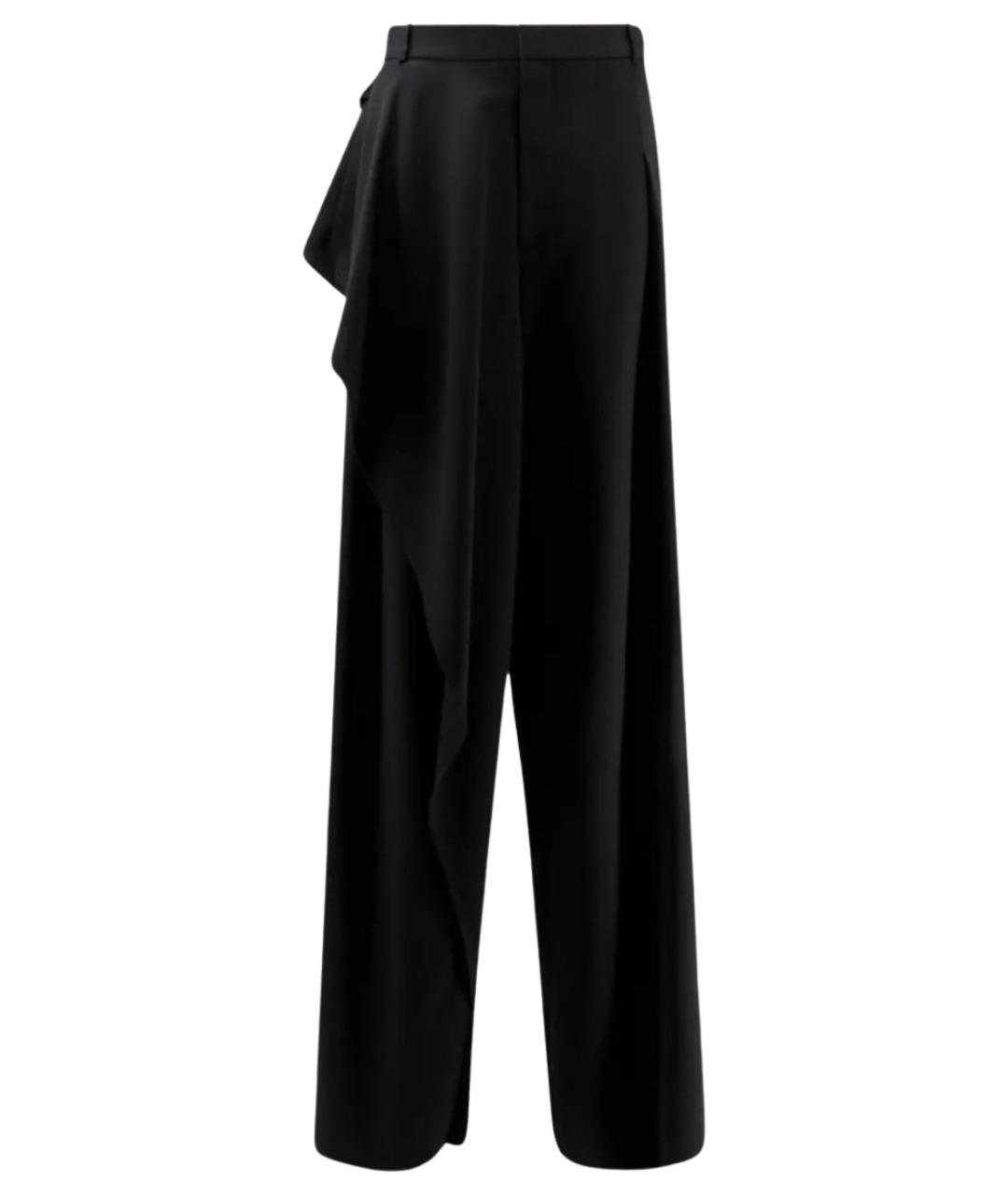 CHRISTIAN DIOR Черные шерстяные прямые брюки, фото 1