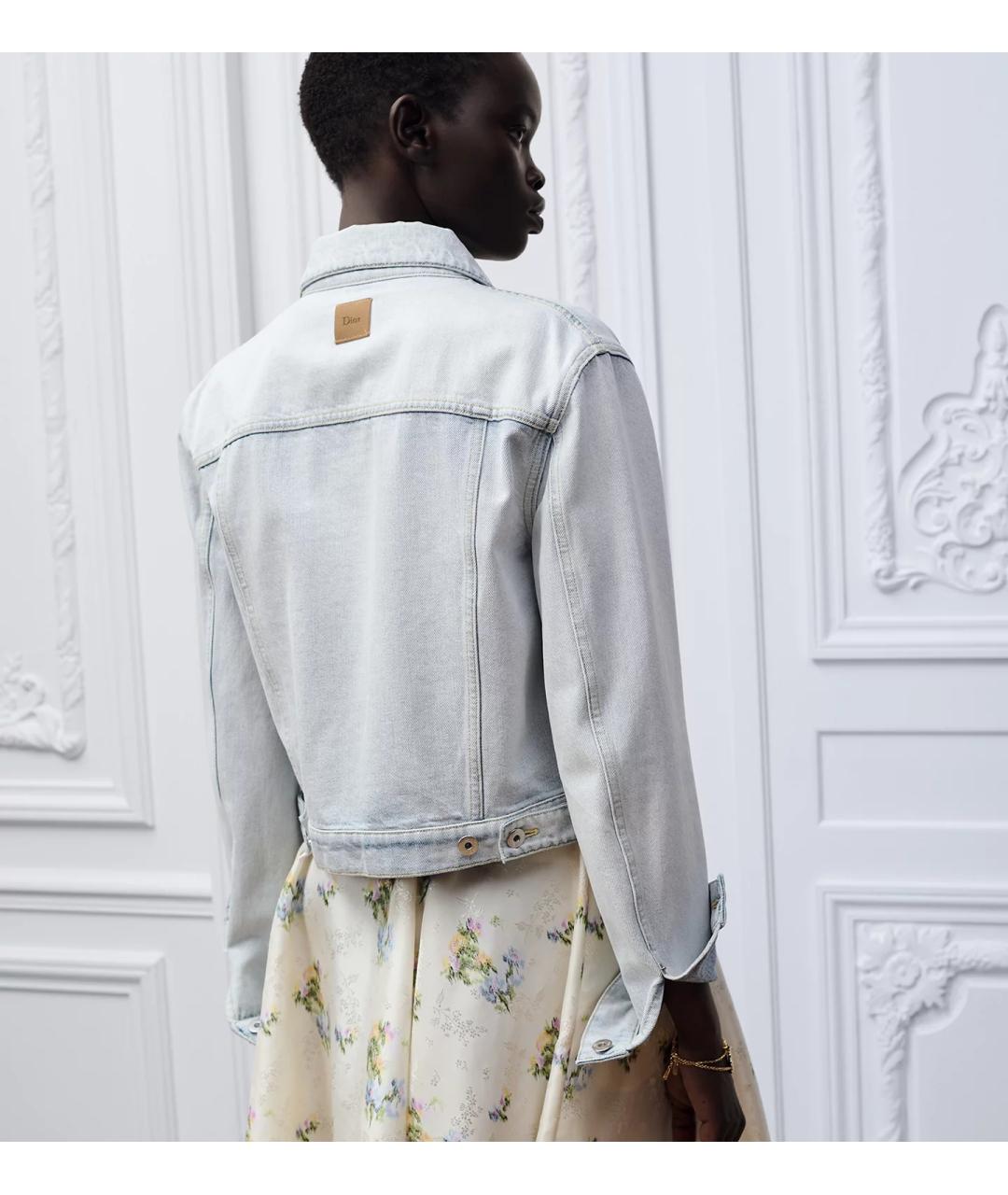 CHRISTIAN DIOR Голубая деним куртка, фото 4