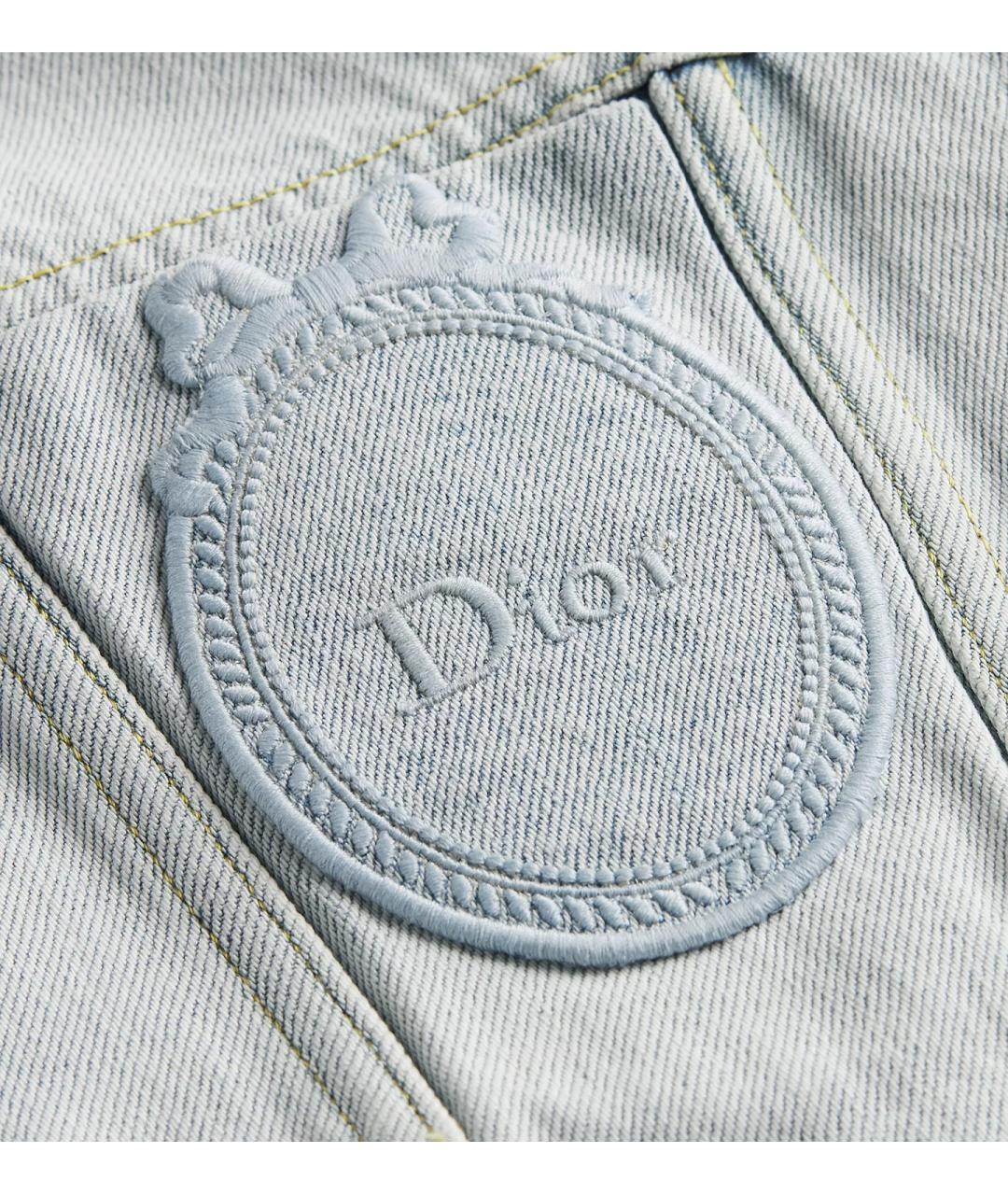 CHRISTIAN DIOR Голубая деним куртка, фото 6