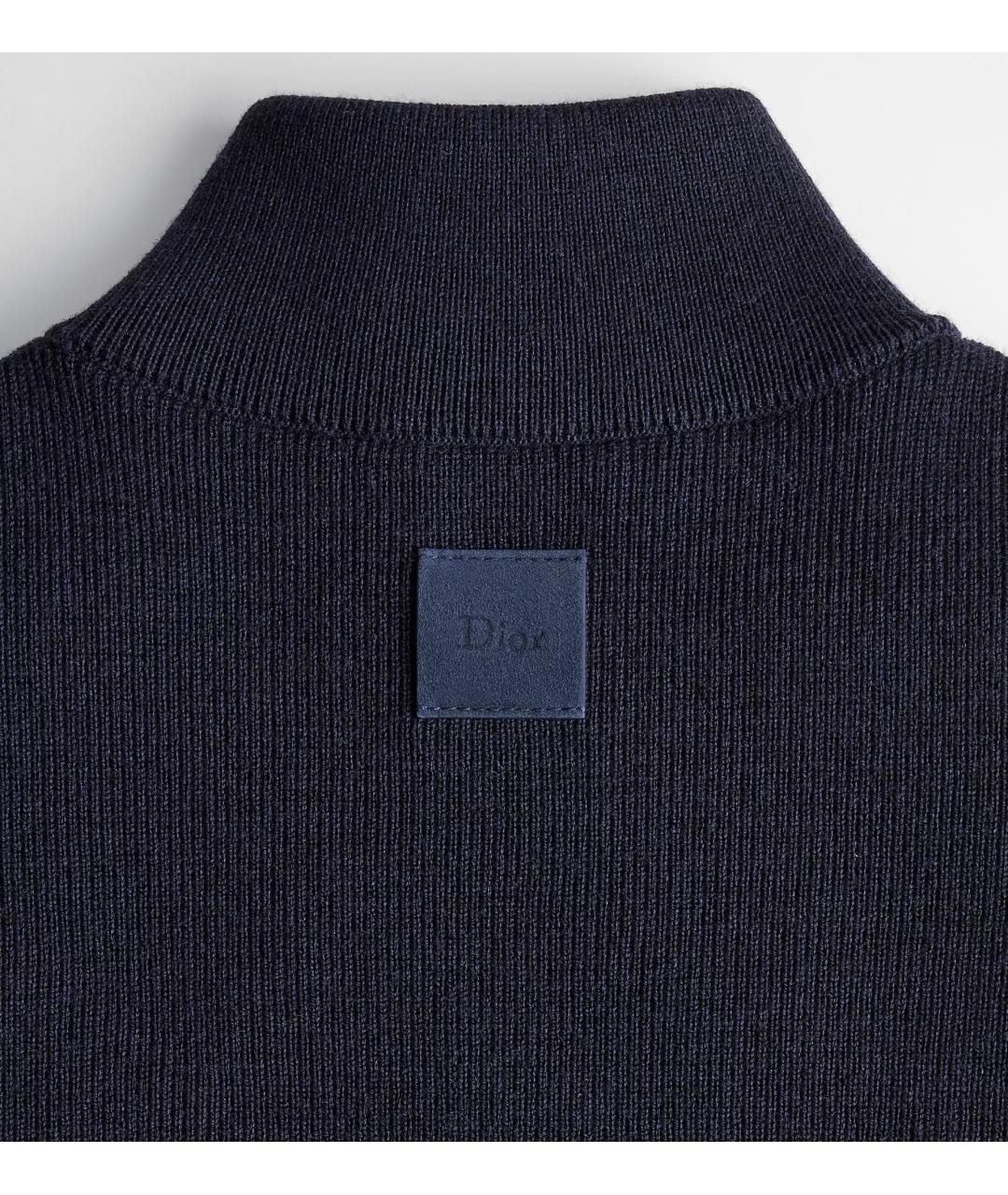 CHRISTIAN DIOR Синяя кожаная куртка, фото 6