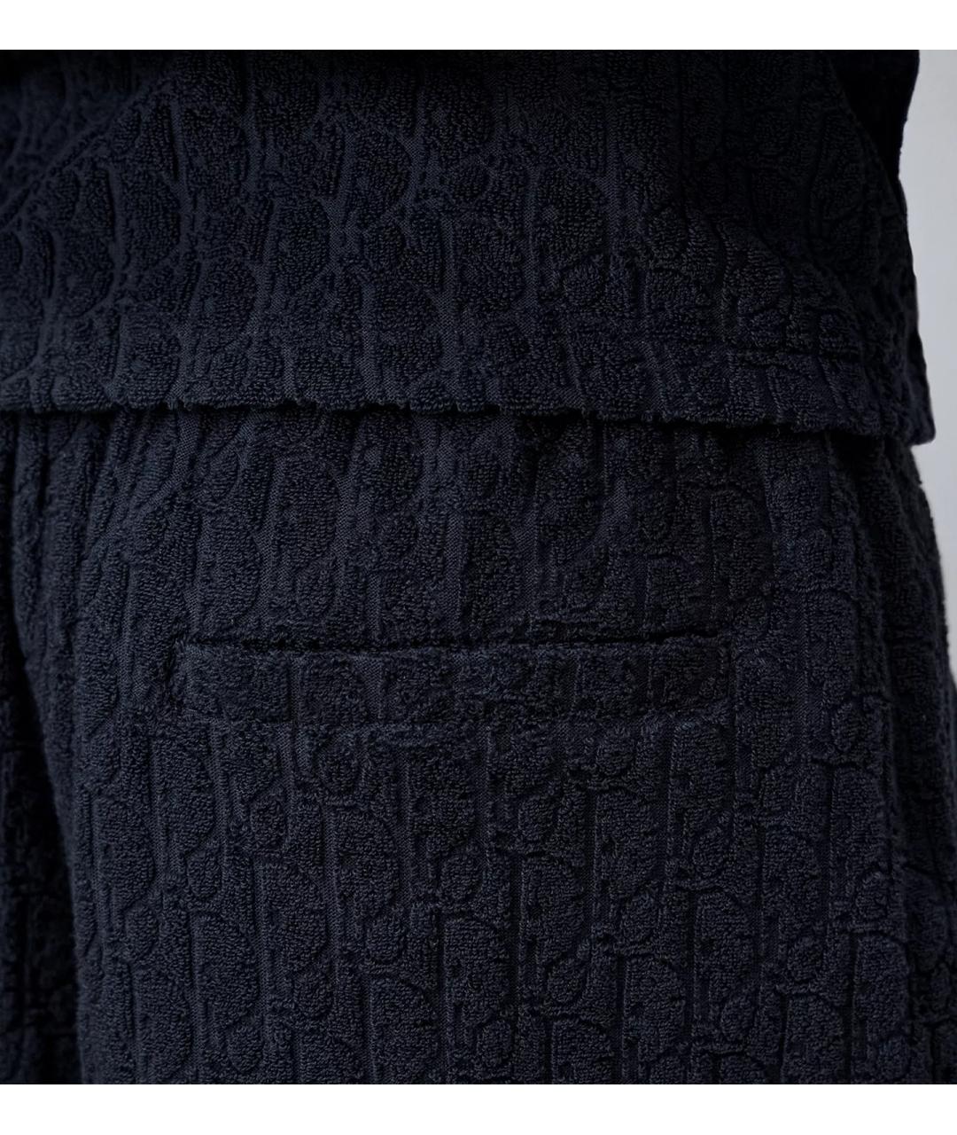CHRISTIAN DIOR Темно-синие хлопковые шорты, фото 4