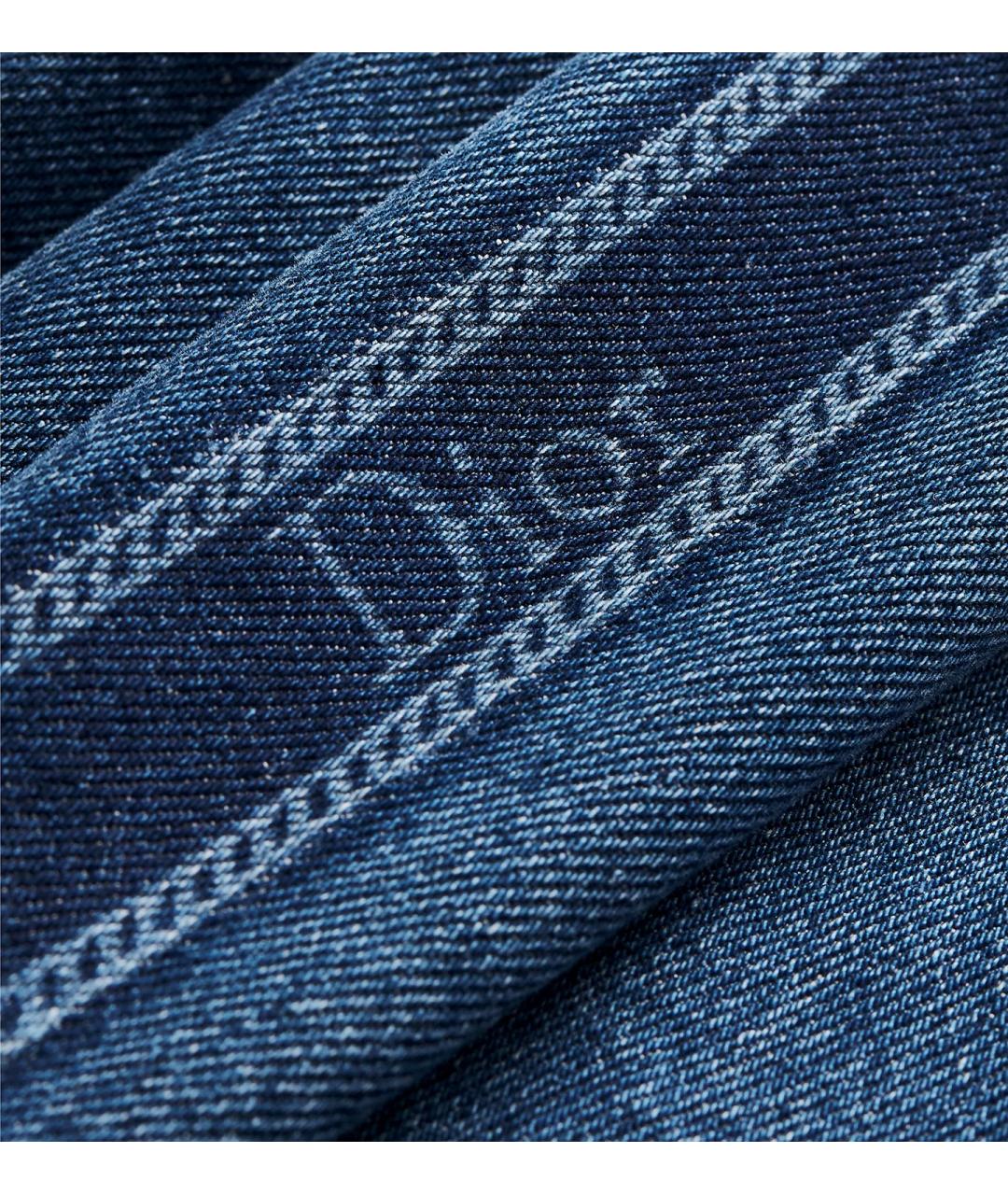 CHRISTIAN DIOR Темно-синяя хлопковая кэжуал рубашка, фото 7