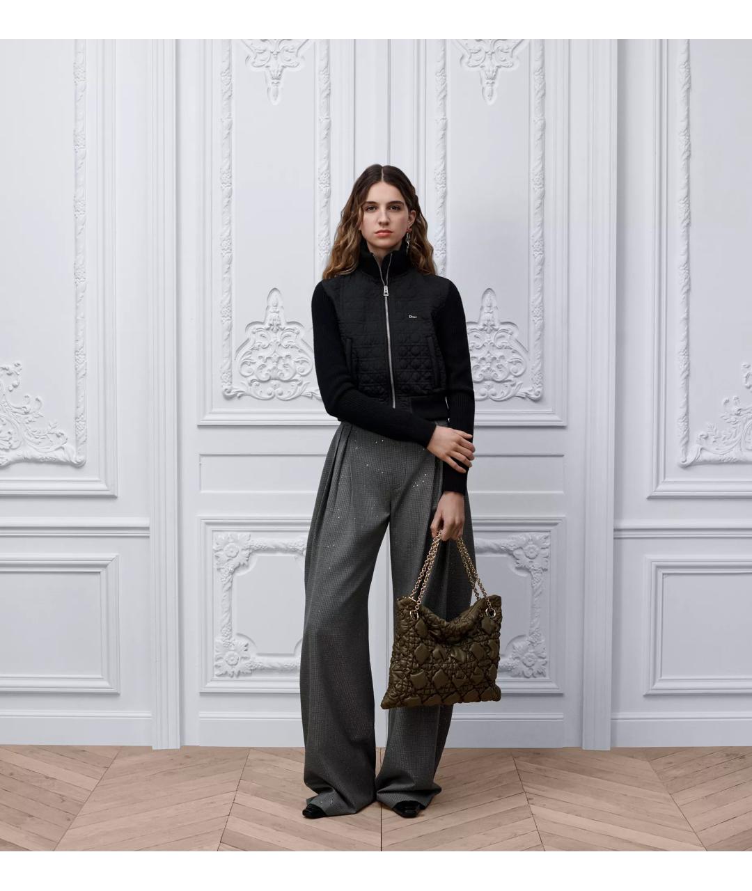 CHRISTIAN DIOR Черная полиэстеровая куртка, фото 2