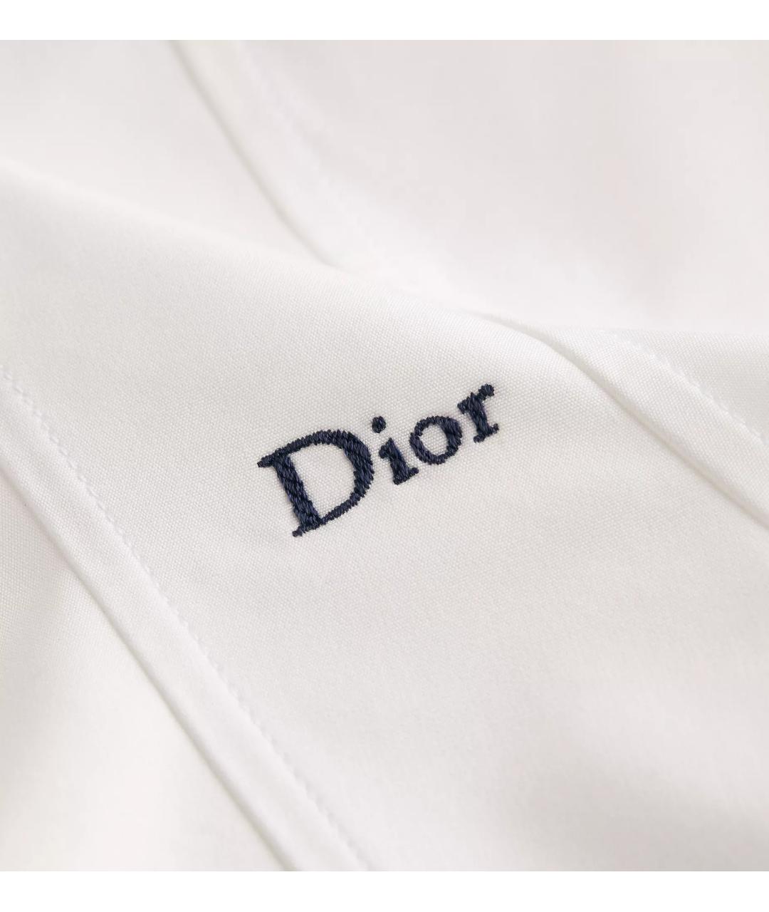 CHRISTIAN DIOR Белая хлопковая рубашка, фото 8