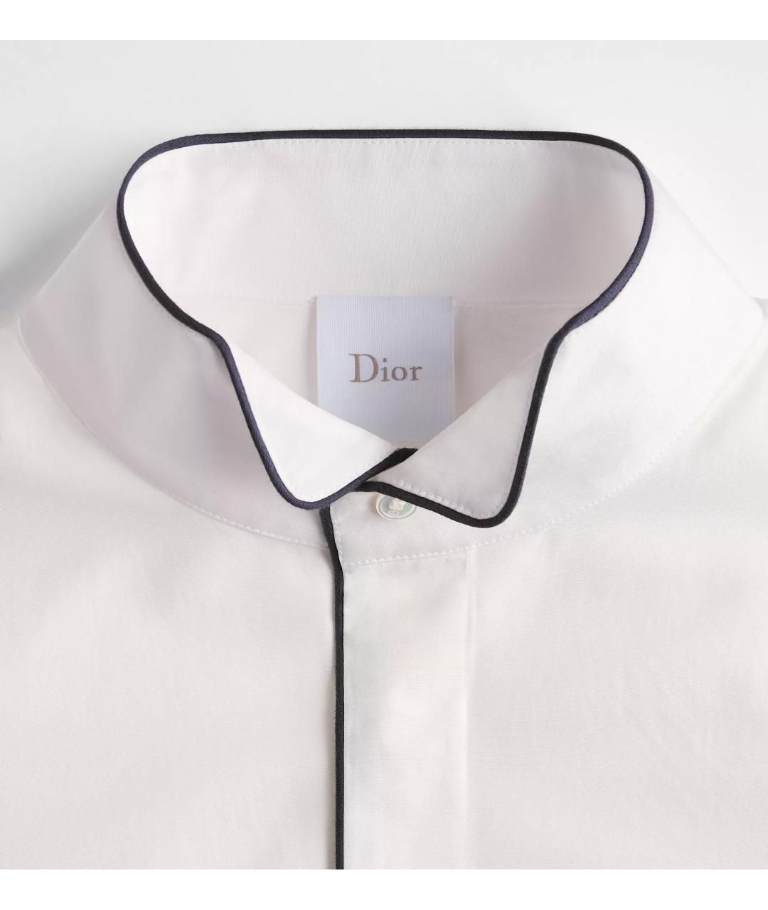 CHRISTIAN DIOR Белая хлопковая рубашка, фото 7