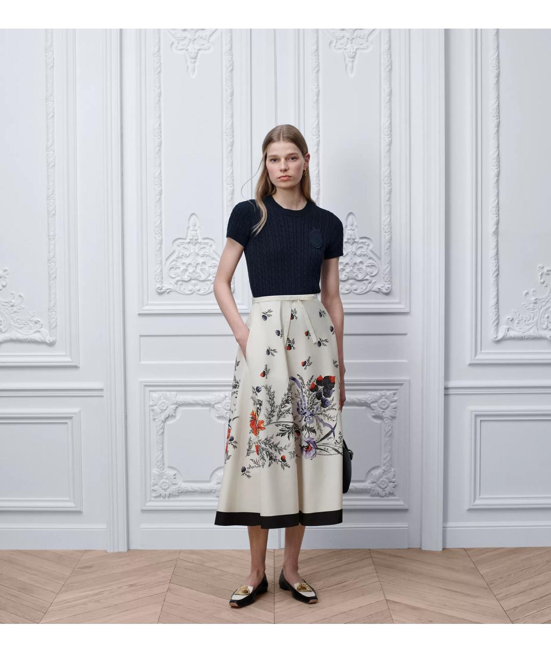 CHRISTIAN DIOR Темно-синий хлопковый джемпер / свитер, фото 2