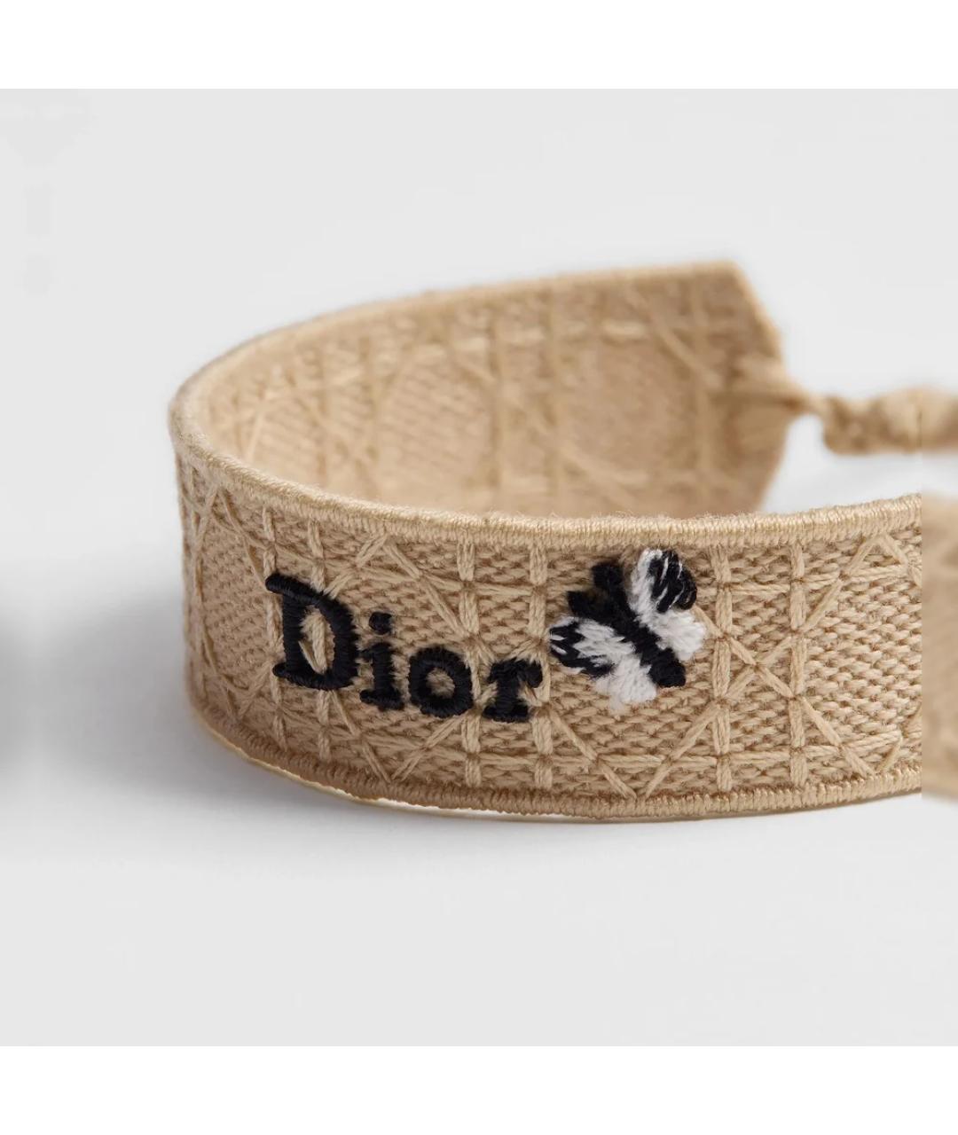 CHRISTIAN DIOR Бежевый браслет, фото 2