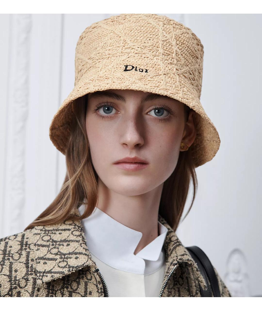 CHRISTIAN DIOR Бежевая шляпа, фото 2