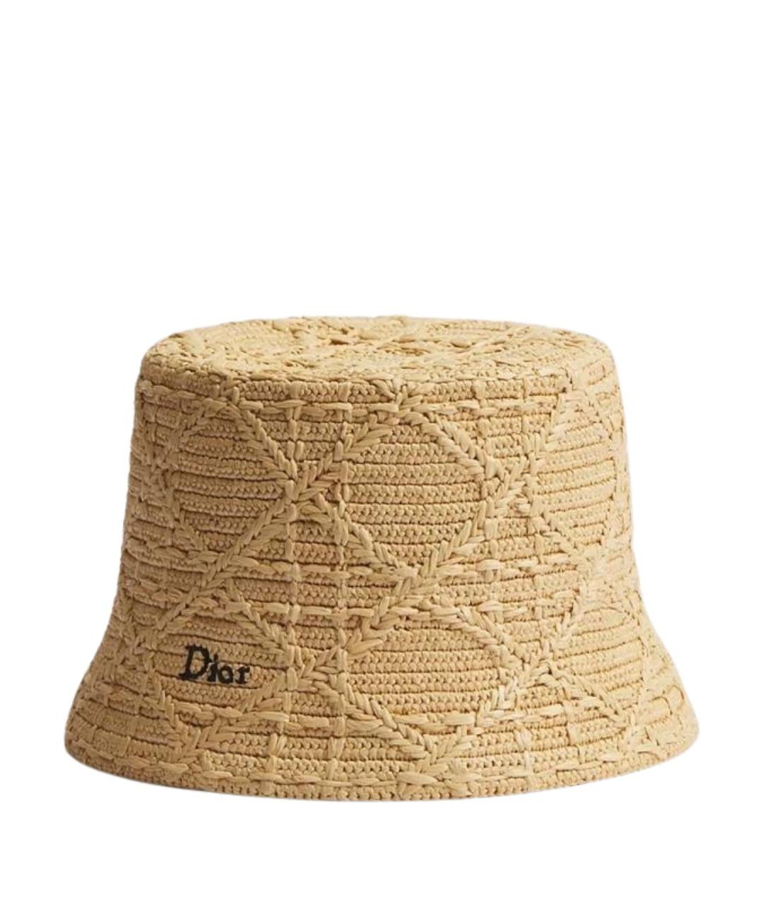 CHRISTIAN DIOR Бежевая шляпа, фото 1