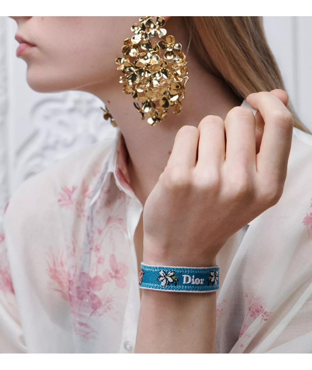 CHRISTIAN DIOR Голубой браслет, фото 2