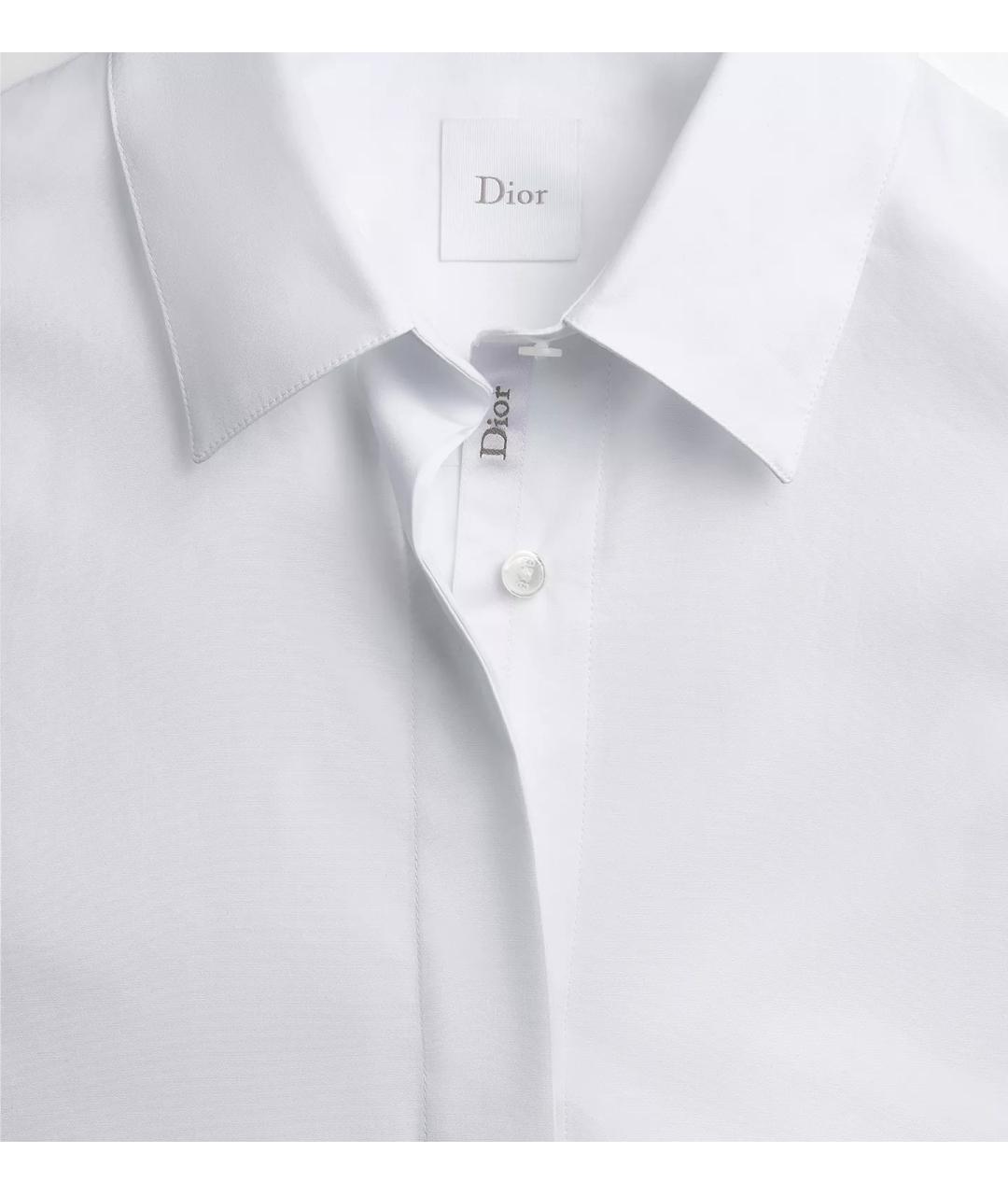 CHRISTIAN DIOR Белая хлопковая рубашка, фото 2