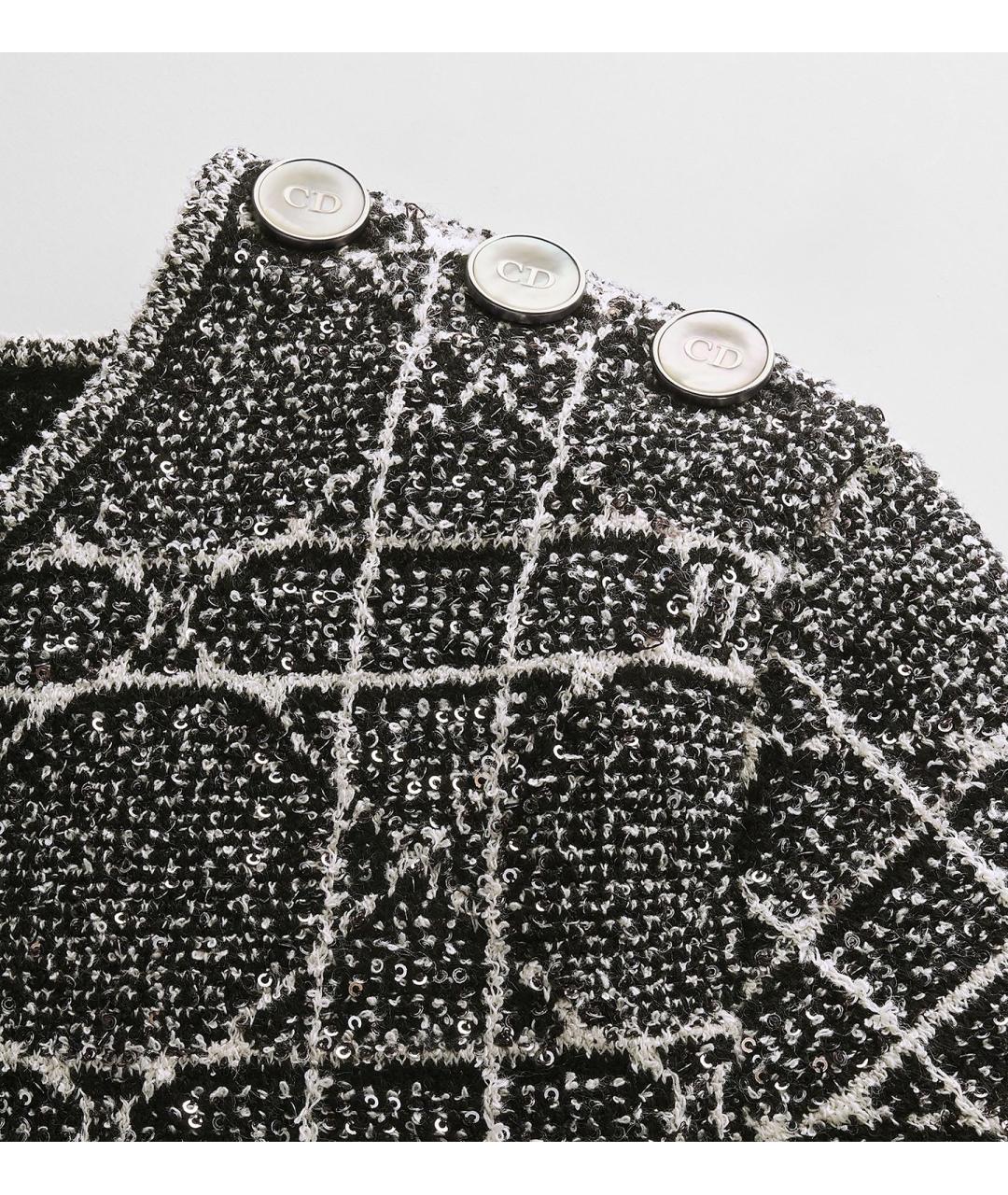 CHRISTIAN DIOR Черное повседневное платье, фото 3
