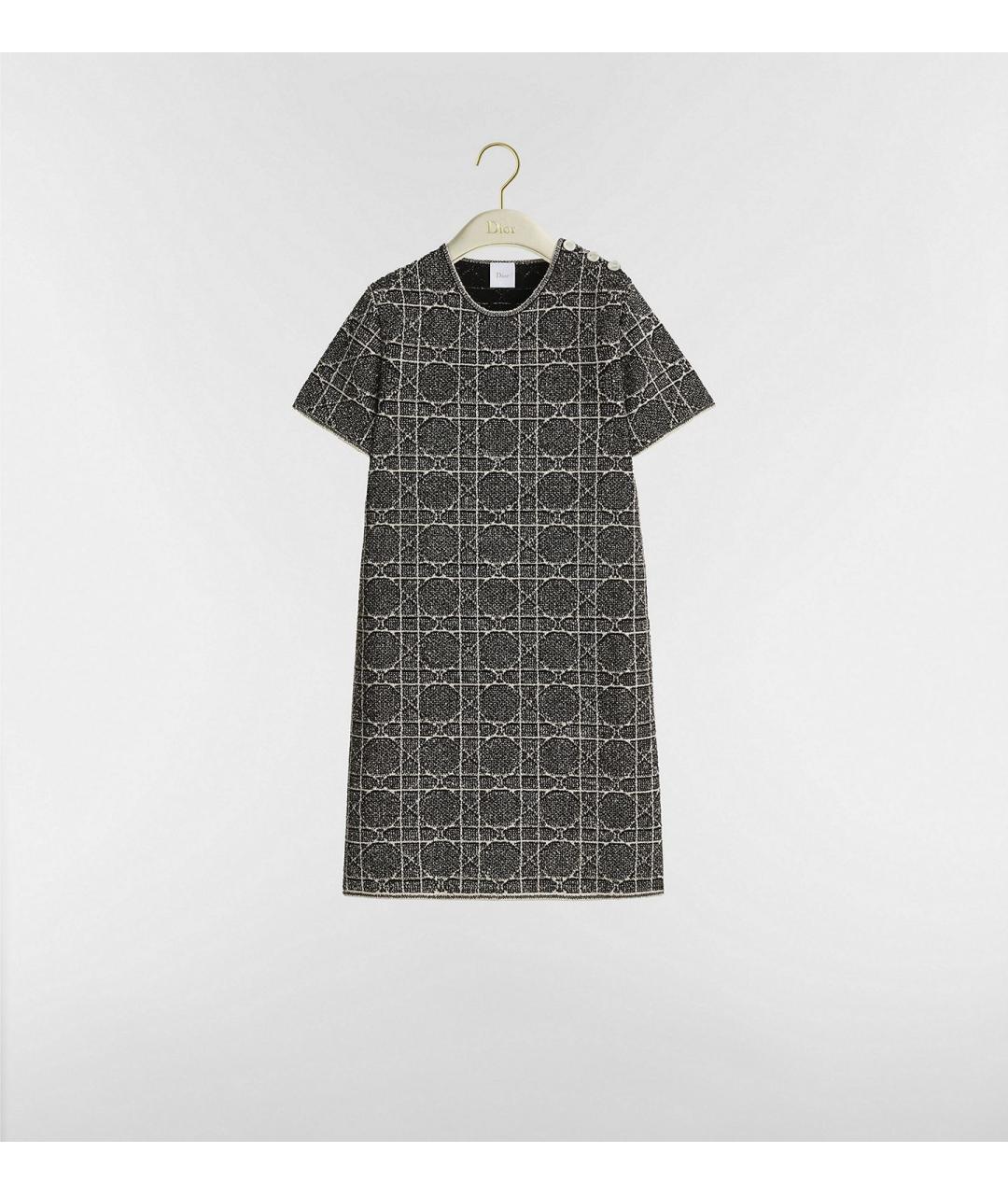 CHRISTIAN DIOR Черное повседневное платье, фото 4