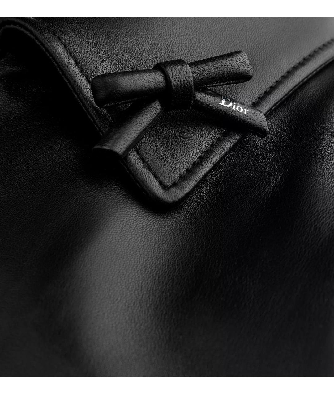 CHRISTIAN DIOR Черная кожаная куртка, фото 6