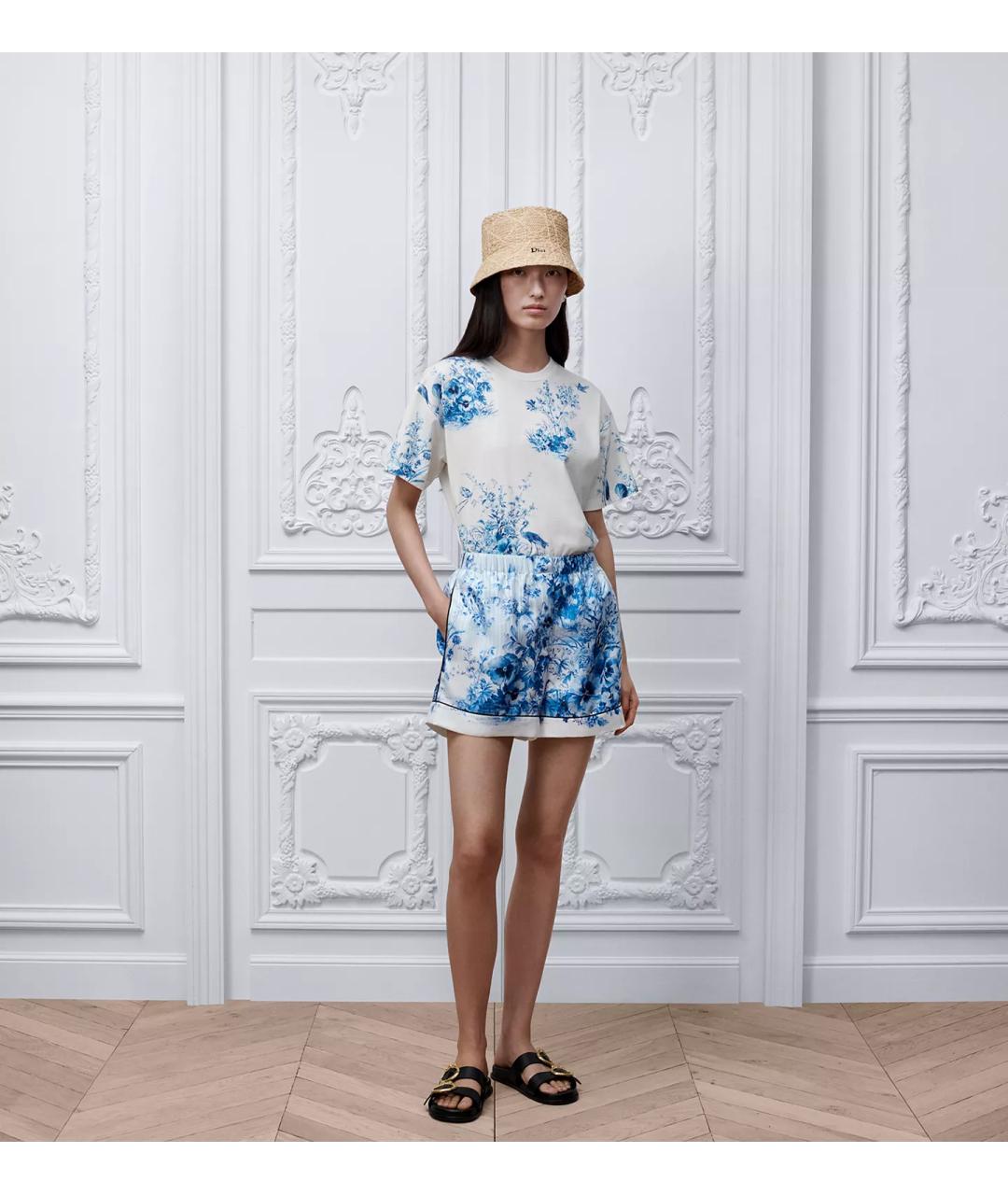 CHRISTIAN DIOR Белая хлопковая футболка, фото 3