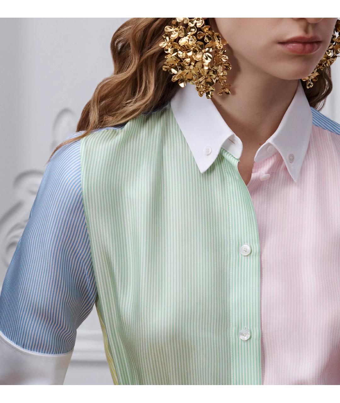 CHRISTIAN DIOR Мульти шелковое повседневное платье, фото 3
