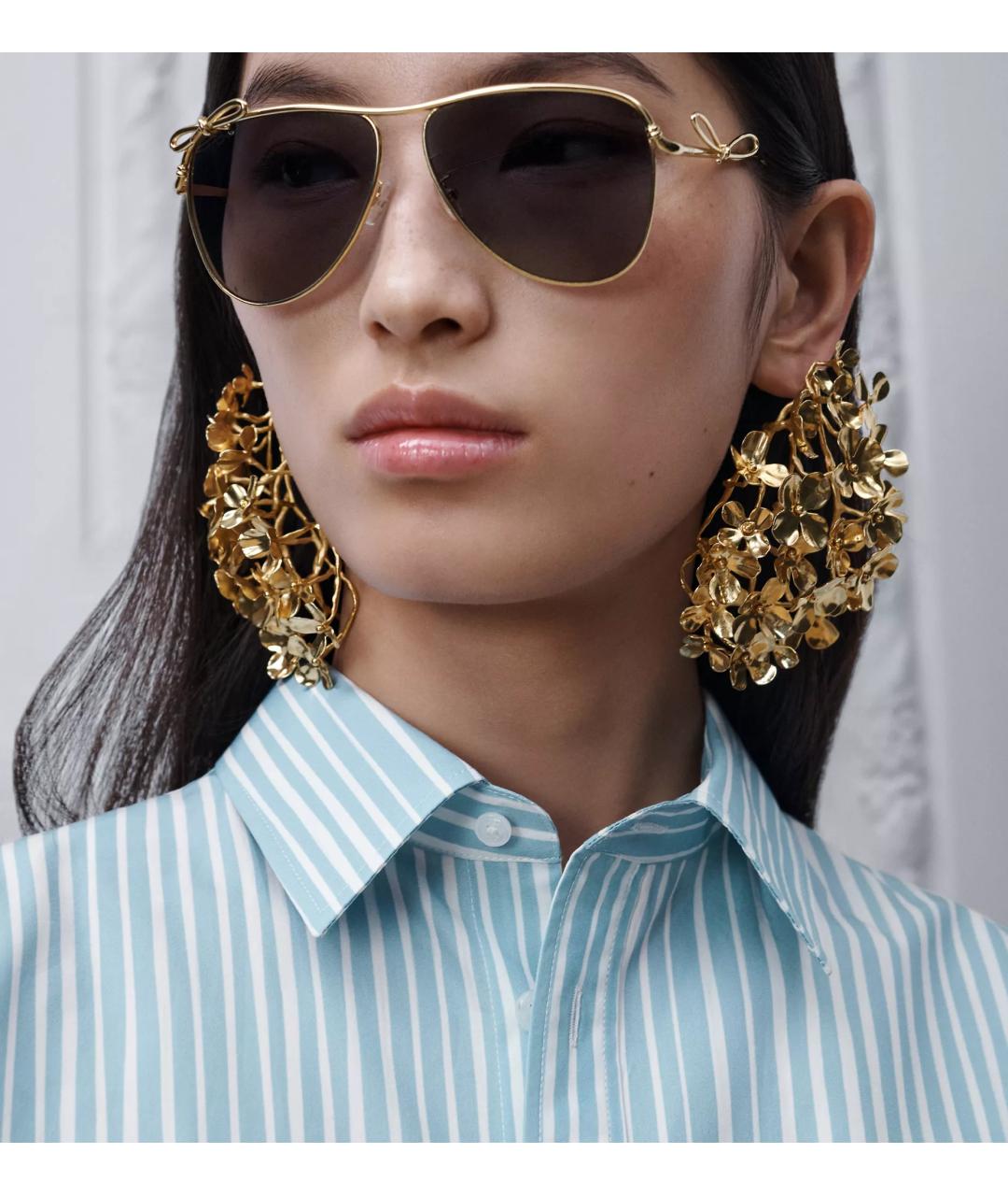 CHRISTIAN DIOR Голубая хлопковая рубашка, фото 4
