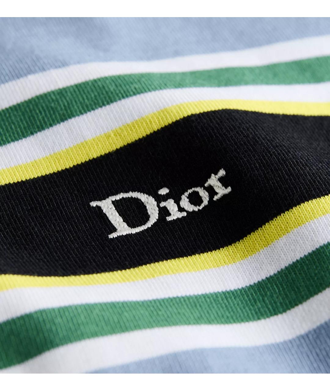 CHRISTIAN DIOR Мульти хлопковая футболка, фото 2