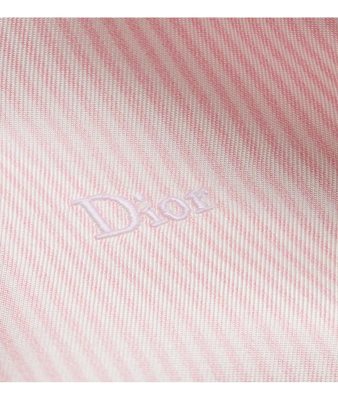 CHRISTIAN DIOR Розовая шелковая блузы, фото 3