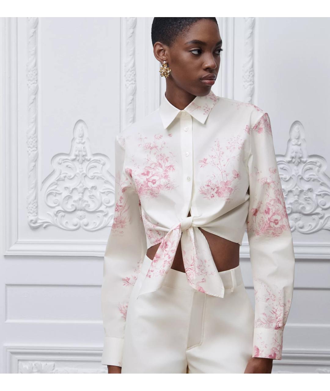 CHRISTIAN DIOR Мульти хлопковая рубашка, фото 3