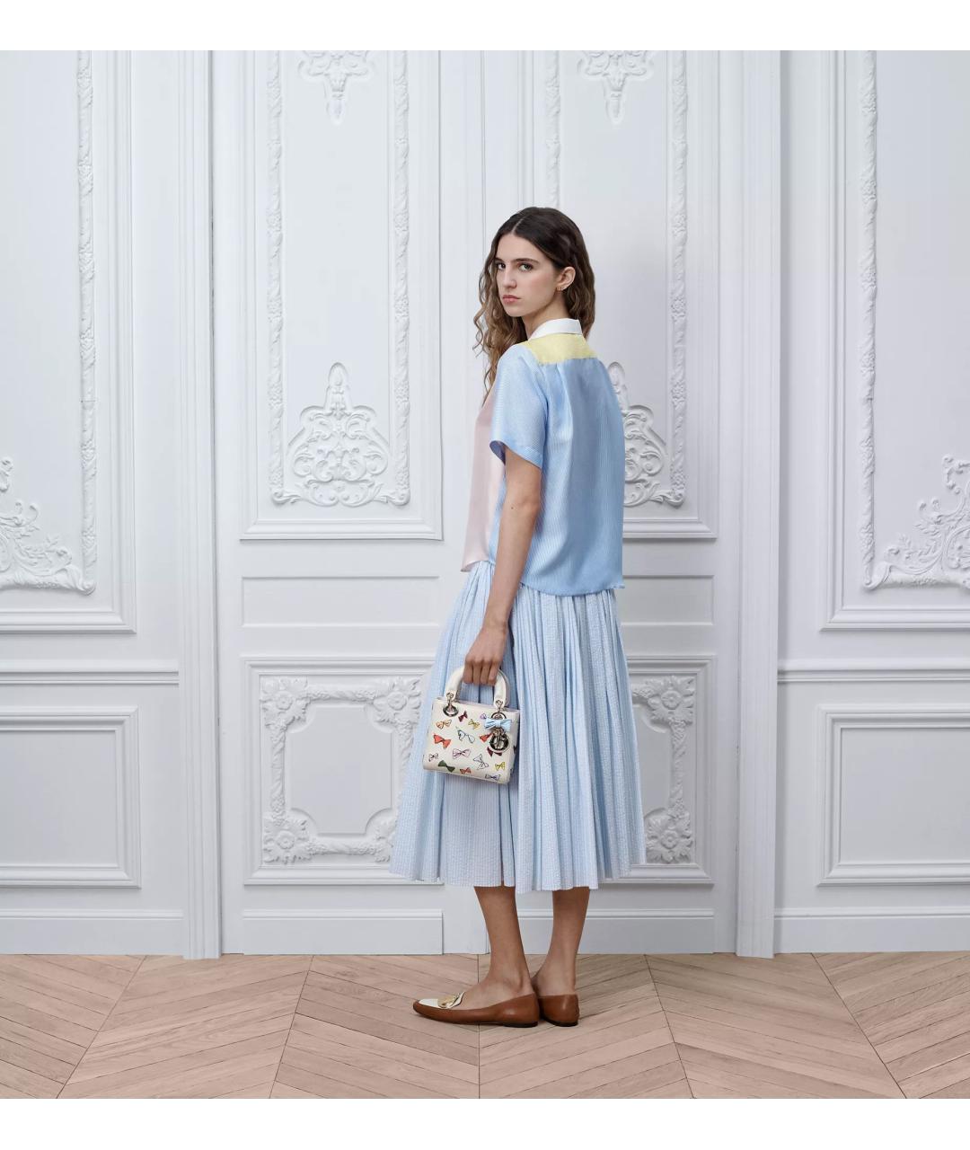 CHRISTIAN DIOR Мульти шелковая рубашка, фото 3