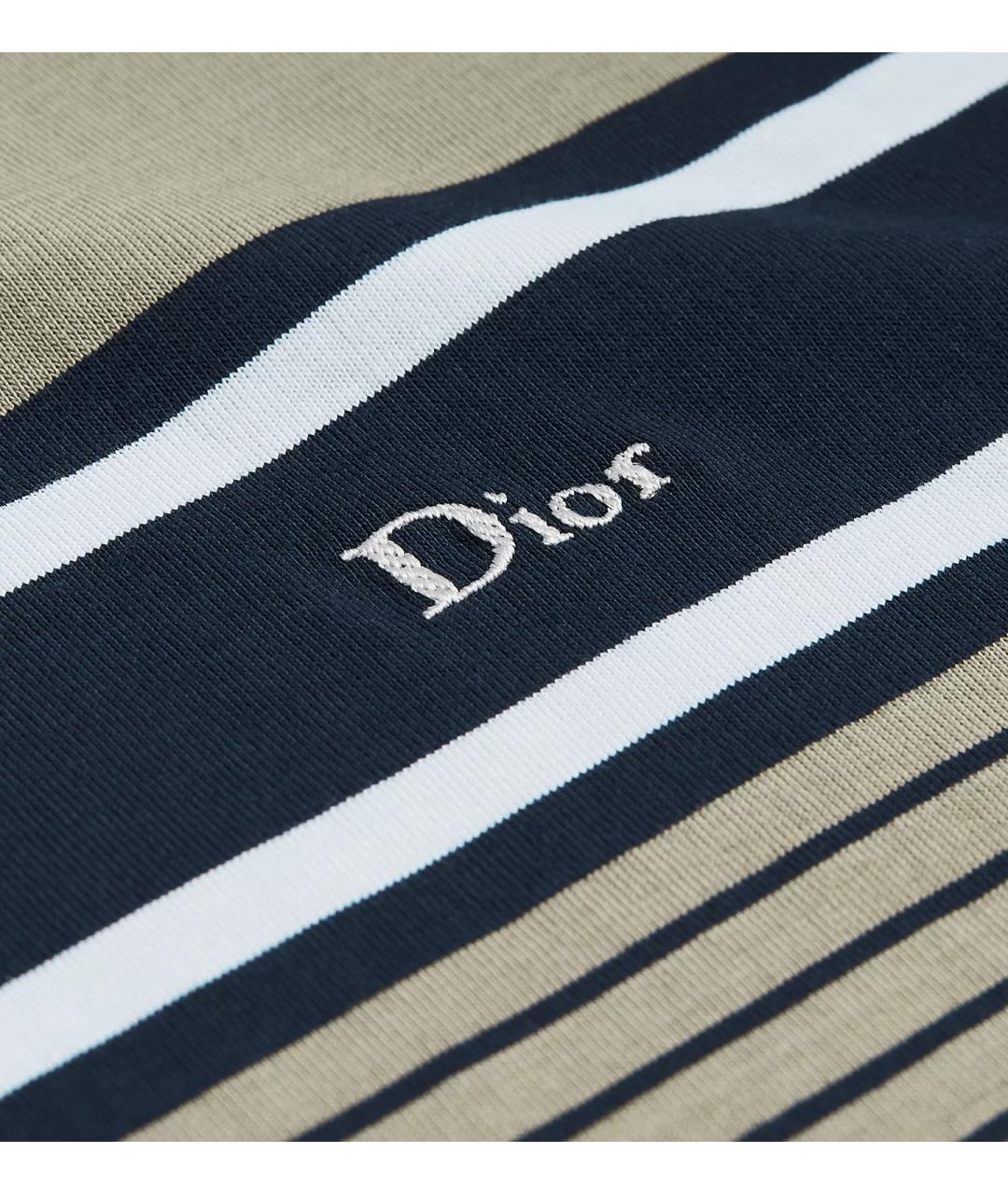 CHRISTIAN DIOR Мульти хлопковая футболка, фото 5